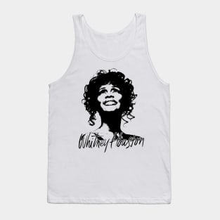 Whitney Houston 80s 90s Music Singer Tank Top